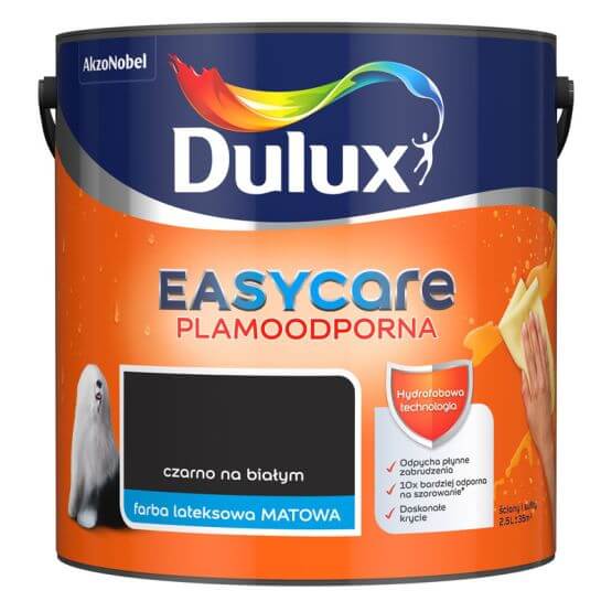 Farba EasyCare Czarno Na Białym 2.5L Dulux