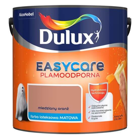 Farba EasyCare Miedziany Oranż 2.5L Dulux
