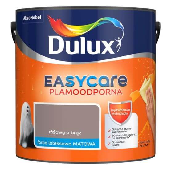 Farba EasyCare Różowy A Brąz 2.5L Dulux