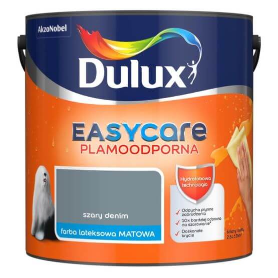 Farba EasyCare Szary Denim 2.5L Dulux