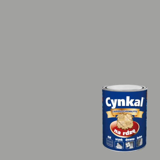 Farba Do Metalu Cynkal Aluminiowy 0,7L Malexim