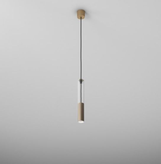 Lampa Wisząca Modern Glass Min 28 TP LED Złoty 59877-M930-WG-00-19 Aqform