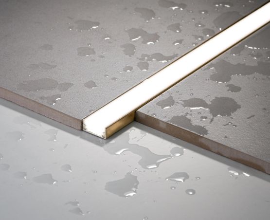 Oprawa LED Łazienkowa AQU Złota IP68 200 cm 3000K Kingled