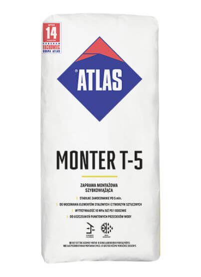 Zaprawa Montażowa Monter T5 5 kg Atlas