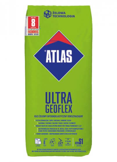 Klej Żelowy Wysokoelastyczny Ultra Geoflex 25kg Atlas