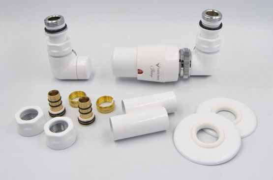 Zestaw Termostatyczny Vision All In One Z Głowicą Prestige Prawy Biały AVIGS0206CFK/P(PEX) Varioterm