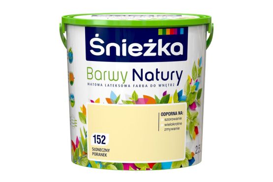 Farba Lateksowa Barwy Natury Słoneczny Poranek 2,5L Śnieżka