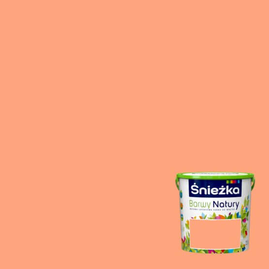 Farba Lateksowa Barwy Natury Soczysta Morela 5L Śnieżka