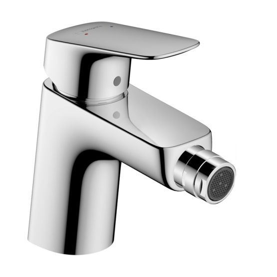 Bateria Bidetowa Z Kompletem Odpływowym Z Cięgłem Logis Chrom 71204000 Hansgrohe