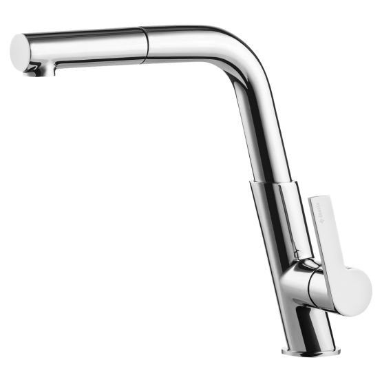 Bateria Kuchenna Z Wyciąganą Wylewką Silia Chrom BQS_073M Deante