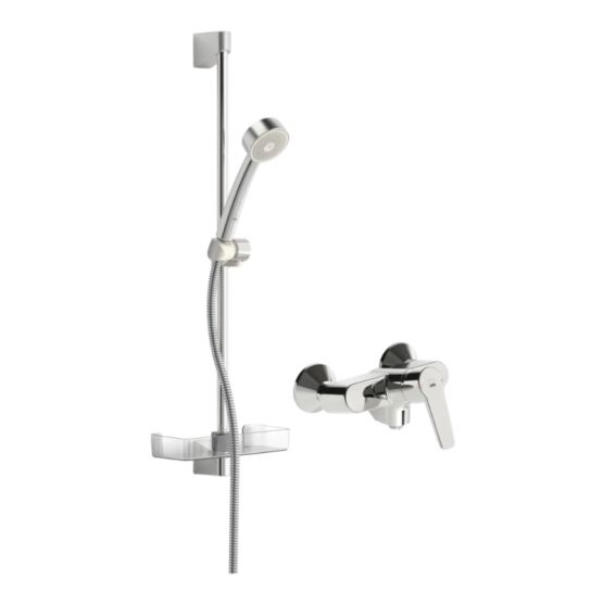 Bateria Natryskowa Z Zestawem Natryskowym Saga Chrom 3966Y Oras