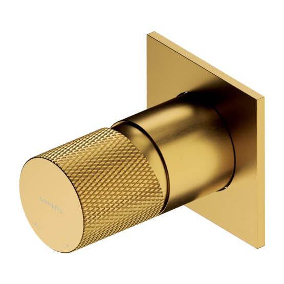 Bateria Prysznicowa Podtynkowa Złoty Szczotkowany Contour CT8045GLB Omnires