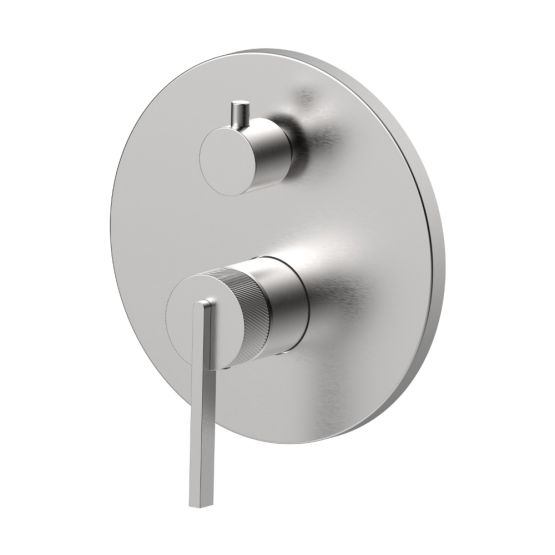 Bateria Prysznicowo-Wannowa Podtynkowa Z Boxem 3-Wyjściowym Ori Nikiel Szczotkowany 08042N Emporia