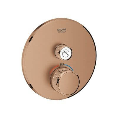 Bateria Termostatyczna Do Obsługi Jednego Wyjścia Wody Grohtherm SmartControl Brushed Warm Sunset 29118DL0 Grohe