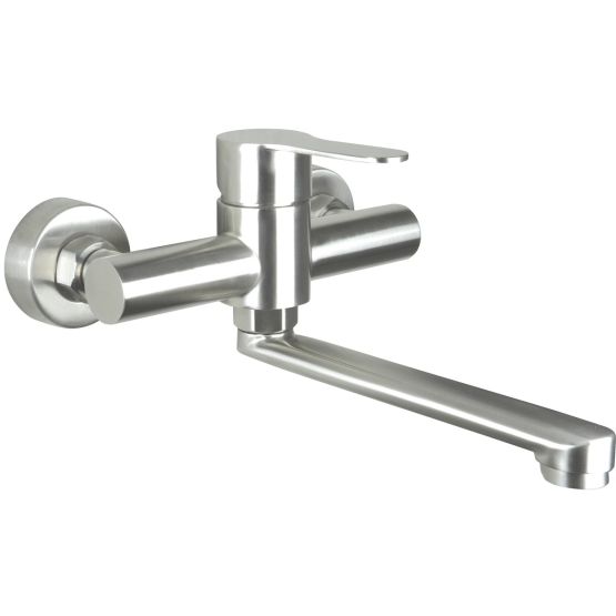 Bateria Umywalkowa Lupo Stal Szczotkowana BLU_F50M Deante