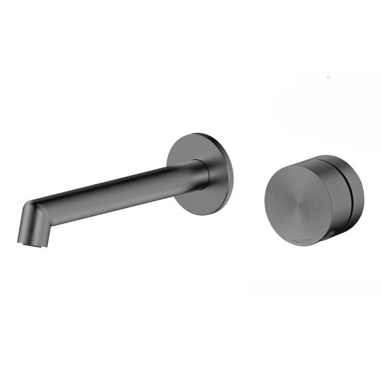 Bateria Umywalkowa Podtynkowa Z Boxem Ovelo Gun Metal 09012BN Emporia