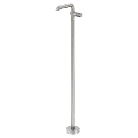 Bateria Umywalkowa Wolnostojąca Silia Hexa Stal Szczotkowana BHS_F2KK Deante