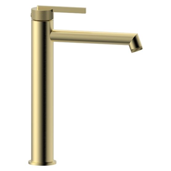 Bateria Umywalkowa Wysoka Ori Złoty Szczotkowany 08011GN Emporia