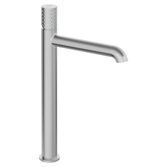 Bateria Umywalkowa Wysoka Silia Hexa Stal Szczotkowana BHS_F20K Deante