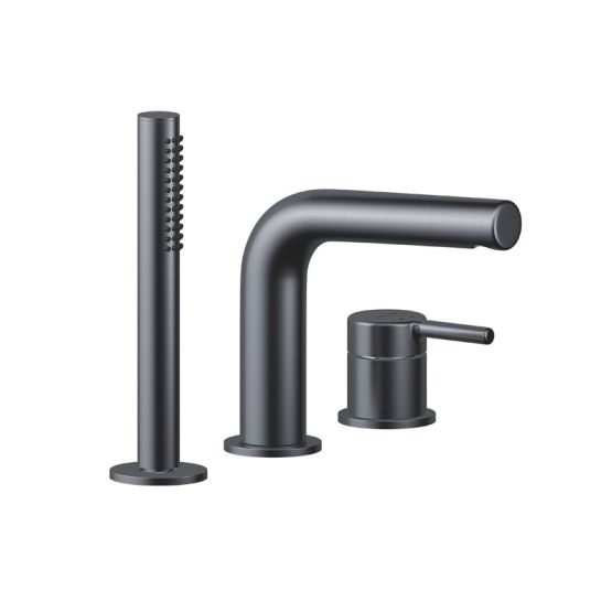 Bateria Wannowa 3 Otworowa PI Grafit Szczotkowany AREX.1234AB Excellent