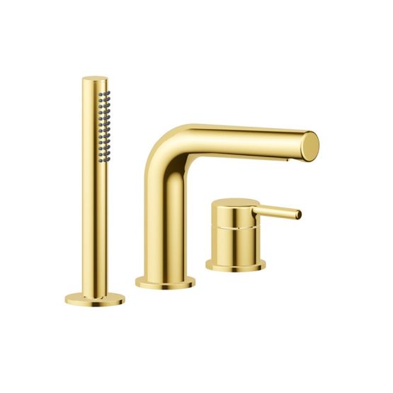 Bateria Wannowa 3 Otworowa PI Złoty Połysk AREX.1234GL Excellent