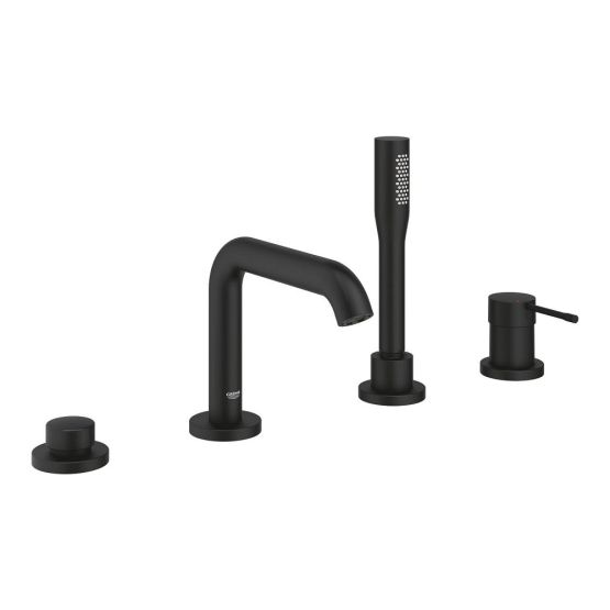 Bateria Wannowa 4-Otworowa Essence Phantom Black 25251KF1 Grohe