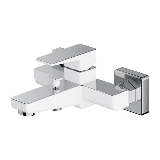 Bateria Wannowa Parma Chrom/Biały PM7430CRB Omnires