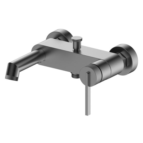 Bateria Wannowa Ścienna Bez Zestawu Prysznicowego Ori Gun Metal 08030BN Emporia