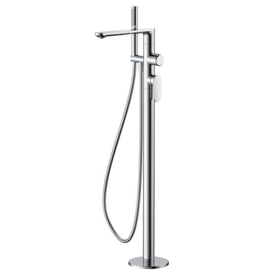 Bateria Wannowa Wolnostojąca Z Zestawem Natryskowym Lunepo Chrom ABLU221111 Avapax