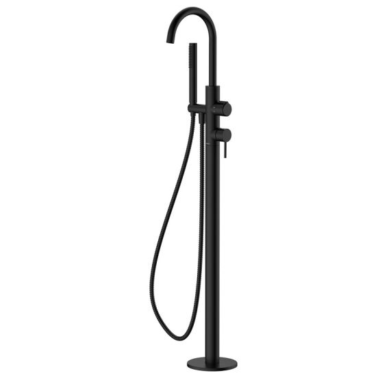 Bateria Wannowa Wolnostojąca Z Zestawem Natryskowym Ultimate Czarny ABUL221321 Avapax