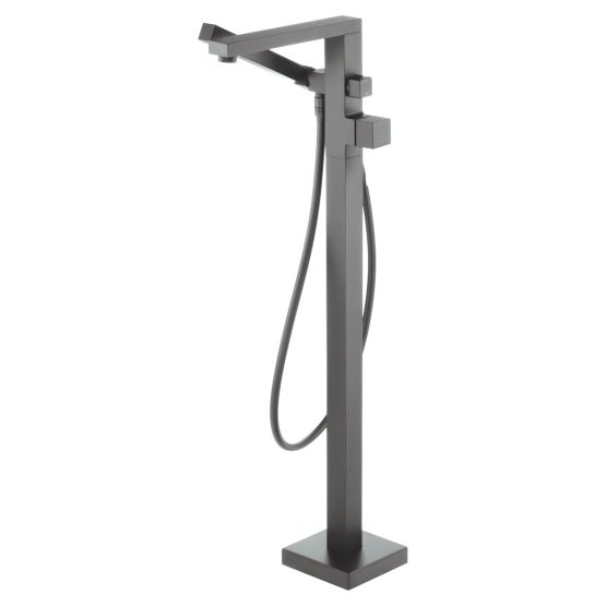 Bateria Wannowa Wolnostojąca Z Zestawem Prysznicowym Blur Titanium BQL_D17M Deante