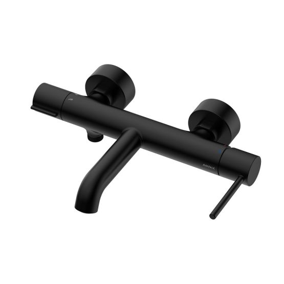 Bateria Wannowa Z Przełącznikiem Natrysku Ultimate Czarny ABUL211311 Avapax