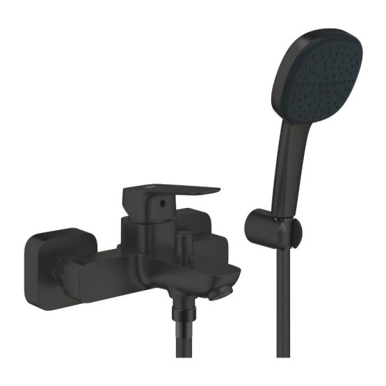 Bateria Wannowa Z Zestawem Prysznicowym Tempesta Cube 110 Cubeo Matte Black 1018142430 Grohe
