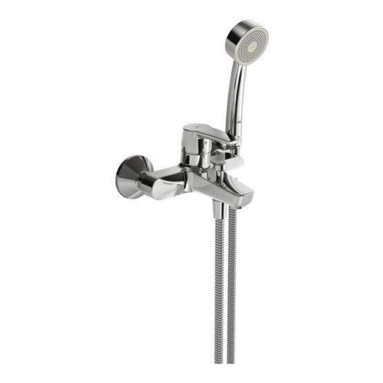 Bateria Wannowo-Natryskowa Z Zestawem Natryskowym Saga Chrom 3951Y Oras