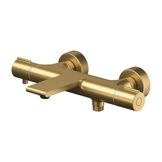 Bateria Wannowo-Prysznicowa Termostatyczna Virgo Złoty Szczotkowany S951-868 Cersanit