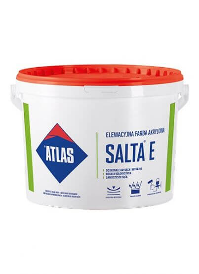 Baza farby akrylowej Salta E biała 10 l Atlas