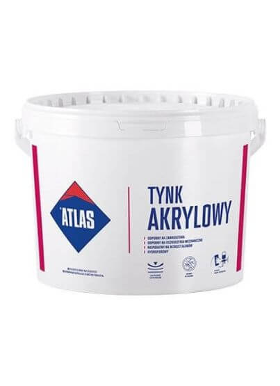 Baza tynku akrylowego N15 szara 25 kg Atlas