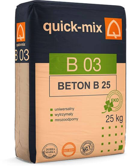 Beton B 03 B25 25Kg Quick-Mix