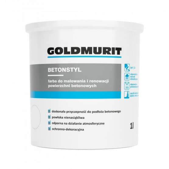 Farba Do Betonu Betonstyl Antracyt 1l Goldmurit