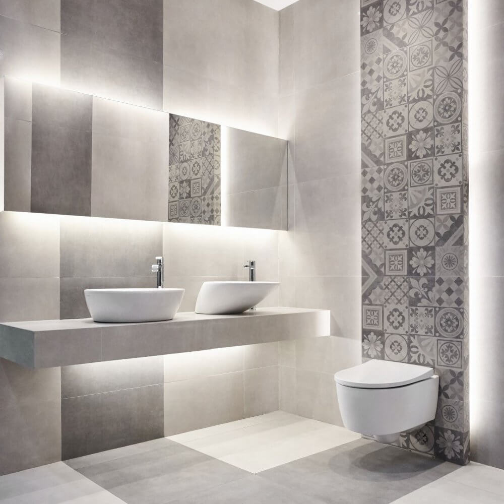 Aranżacjałazienki 4m2 viverto.pl aranzacja łazienkowa estra 12 szary lapato