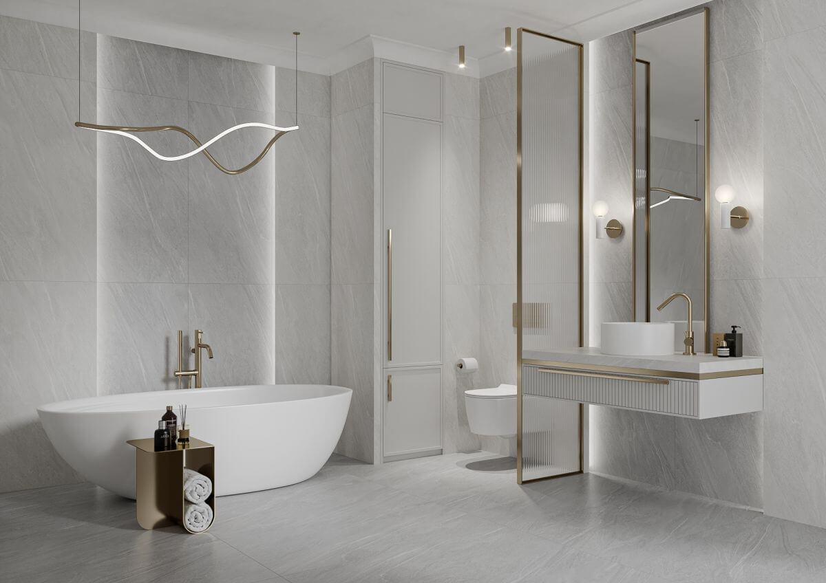 Płytka Podłogowa Connor Light Grey 59,7x59,7 Ceramica Limone