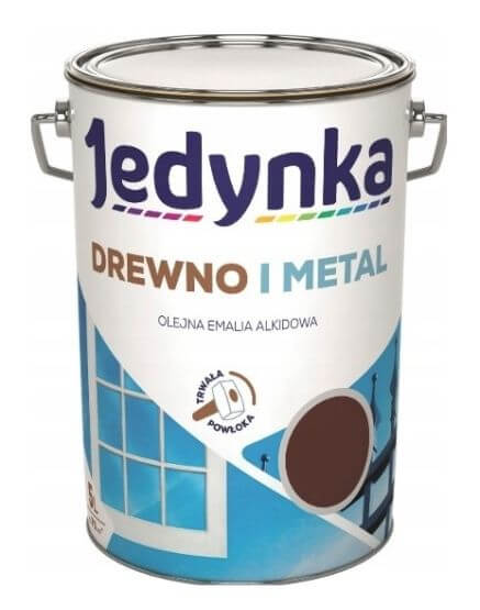Farba Drewno I Metal Brązowy Mat 0,9L Jedynka-Tikkurila