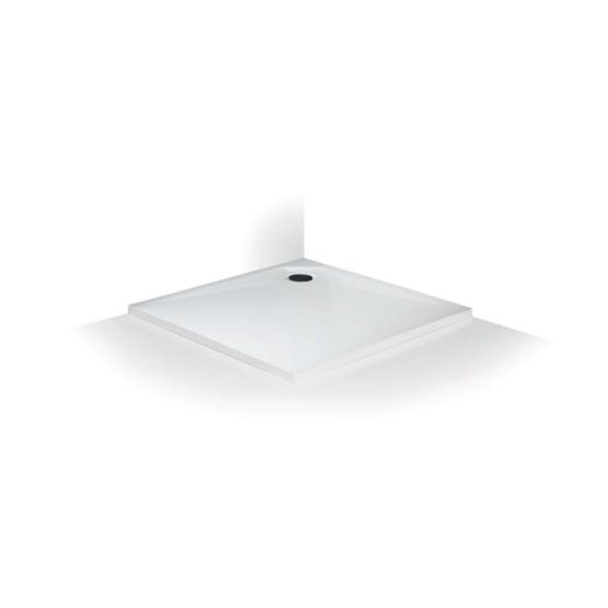 Brodzik Kwadratowy Square 90x90x3 Kompozyt Mineralny Marmo Neo MANSQ0900902E Roth