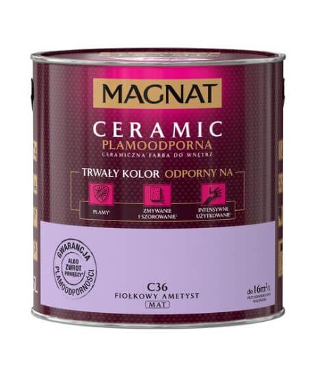 Farba Ceramiczna Magnat Ceramic C36 Fiołkowy Ametyst 2,5l