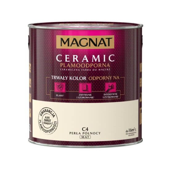 Farba Ceramiczna Magnat Ceramic C4 Perła Północy 2,5l