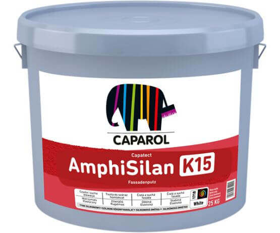 Tynk AmphiSilan-Fassadenputz K15 25 kg 1,5mm Biały Caparol
