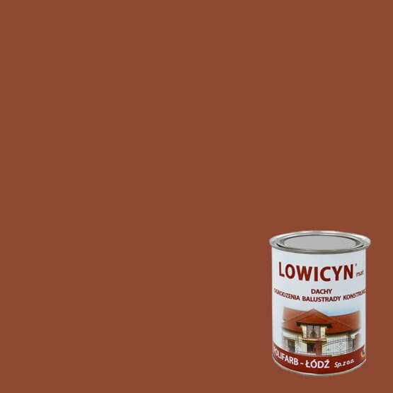 Farba Lowicyn Ceglasta 5L Polifarb Łódź