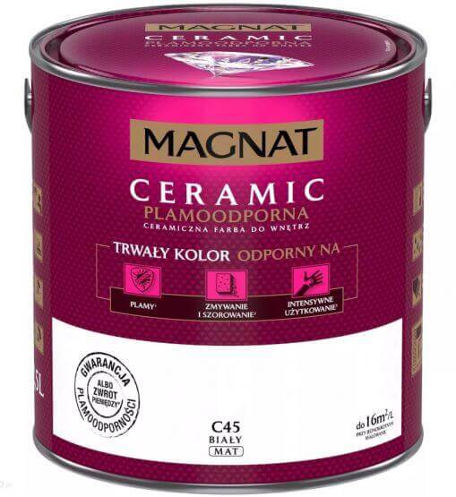 Farba Ceramiczna Magnat Ceramic C45 Biała 2,5l
