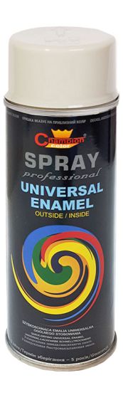 Spray Uniwersalny Biały Połysk Ral 9010 400 ml Champion