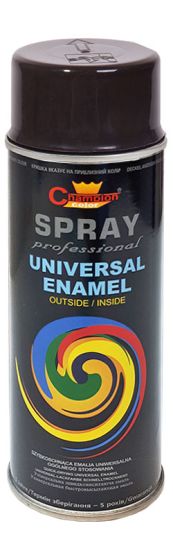Spray Uniwersalny Czarny Połysk Ral 9005 400 ml Champion